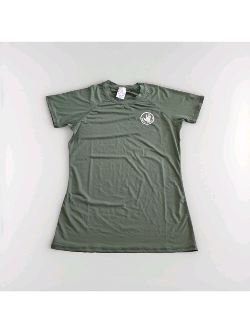 Body Glove In Motion Rashguard T Shirt Womens S Cactus Green 50 UPF SS  Stretch